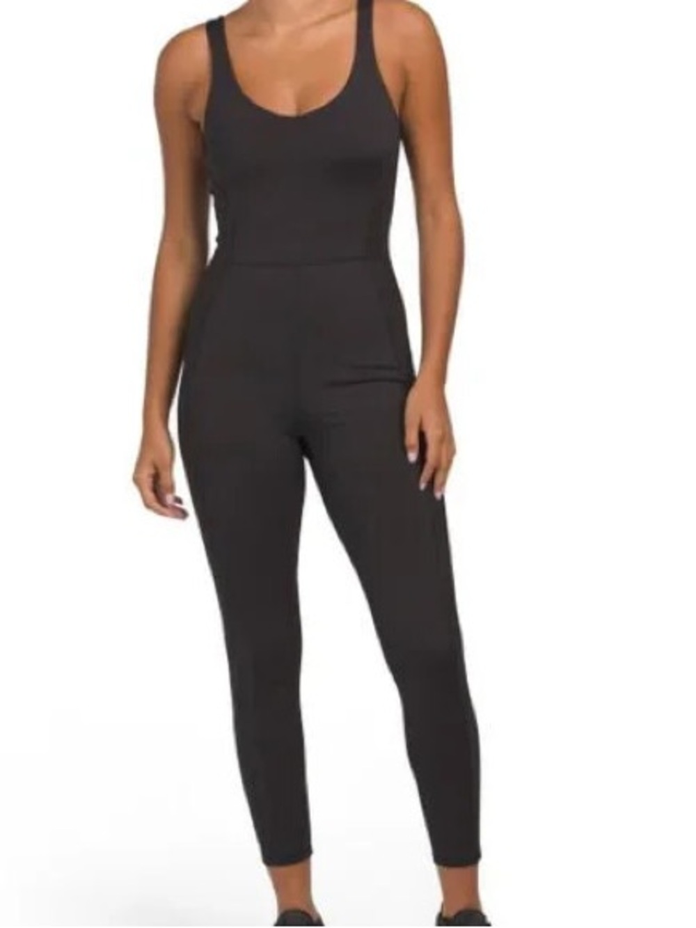 Move Theology Black Workout Jumpsuit Onsie